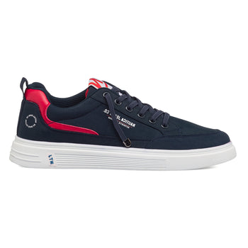 Sneakers blu navy da uomo con logo laterale Nautica Kit Nyx, Sneakers Uomo, SKU m114001373, Immagine 0