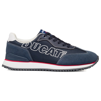 Sneakers blu da uomo con logo laterale Ducati, Brand, SKU m114002308, Immagine 0