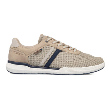 Sneakers beige da uomo in tessuto mesh Glams, Sneakers Uomo, SKU m114002325, Immagine 0