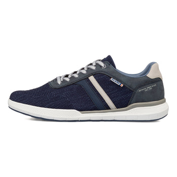 Sneakers blu da uomo in tessuto mesh Glams, Sneakers Uomo, SKU m114002326, Immagine 0