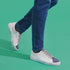 Sneakers bianche e blu da uomo con suola vintage Riflessi Urbani, Sneakers Uomo, SKU m114001536, Immagine 0