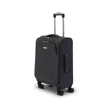 Trolley bagaglio a mano grigio antracite in tessuto Romeo Gigli, Valigie, SKU o911000331, Immagine 0