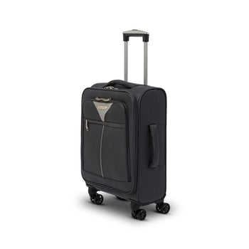 Trolley bagaglio a mano grigio in tessuto Romeo Gigli, Valigie, SKU o911000343, Immagine 0