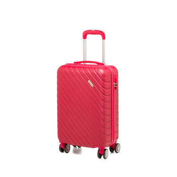 Trolley bagaglio a mano rosso in ABS Govago, Valigie, SKU o912000316, Immagine 0
