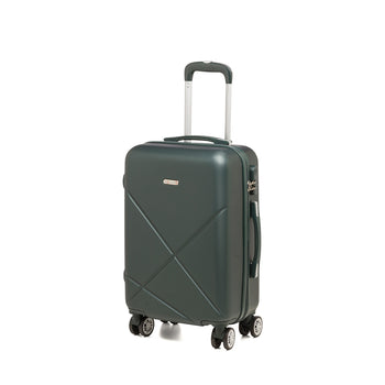 Trolley bagaglio a mano verde in ABS Govago, Valigie, SKU o912000328, Immagine 0