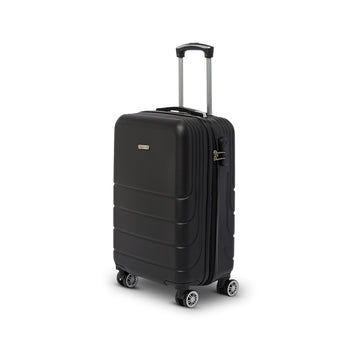 Trolley bagaglio a mano nero in ABS Govago, Valigie, SKU o912000421, Immagine 0