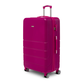 Trolley grande fucsia in ABS Govago, Valigie, SKU o912000432, Immagine 0