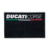 Telo mare nero in spugna con maxi-logo Ducati Corse, Brand, SKU o937000486, Immagine 0