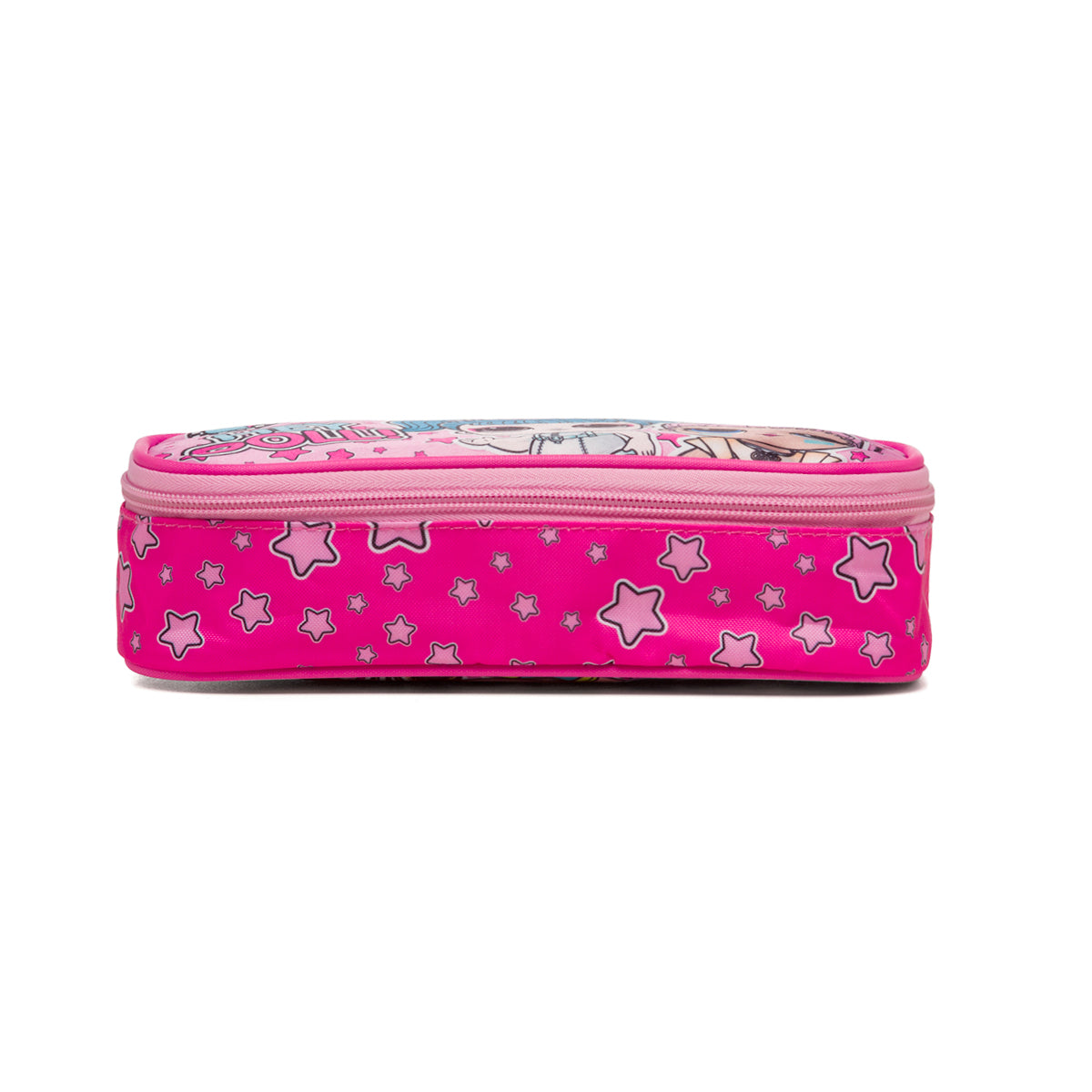 Astuccio ovale rosa con stampa L.O.L. Surprise!