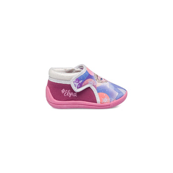Pantofole fucsia da bambina con stampa Elsa di Frozen, Scarpe Bambini, SKU p431000103, Immagine 0