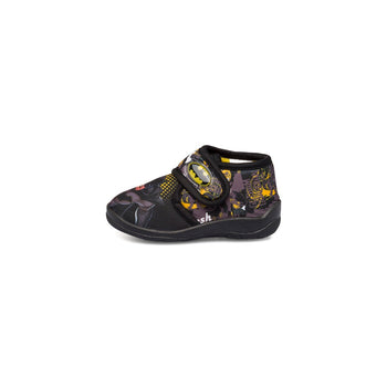 Pantofole nere da bambino con stampa Batman, Ciabatte Bambino, SKU p431000135, Immagine 0