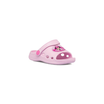 Sabot rosa da bambina con logo Minnie PittaRosso