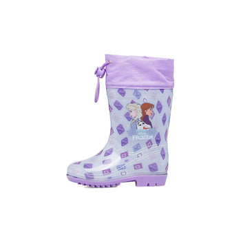 Stivali di gomma lilla da bambina con Elsa e Anna di Frozen, Articoli NON in sconto, SKU p471000082, Immagine 0