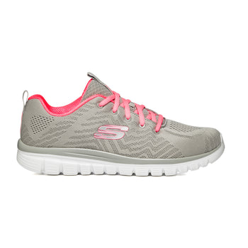 Scarpe da running grigie con sottopiede Memory Foam Skechers Graceful, Brand, SKU s311000083, Immagine 0