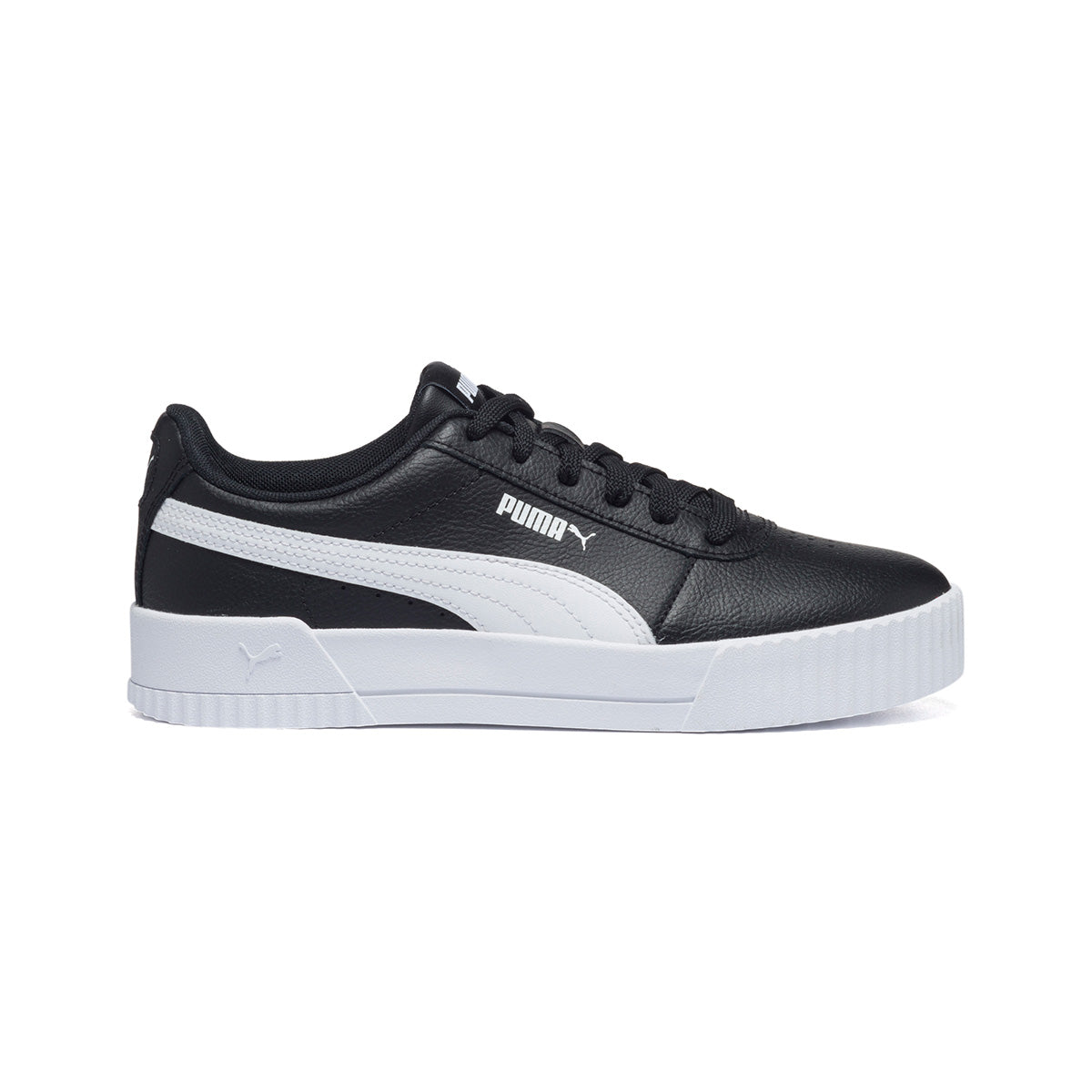 puma suede nere e argento