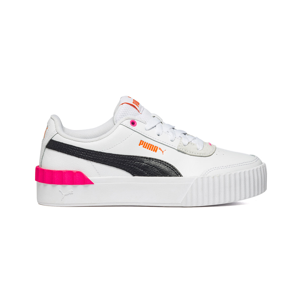 scarpe puma bianche e rosa