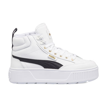 Sneakers alte bianche da donna con zeppa Puma Karmen Mid, Brand, SKU s312000445, Immagine 0