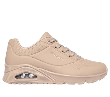 Sneakers beige da donna con suola ad aria Skechers Uno, Brand, SKU s312000468, Immagine 0