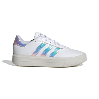 Sneakers bianche da donna con dettagli iridescenti adidas Court Platform, Brand, SKU s312000488, Immagine 0