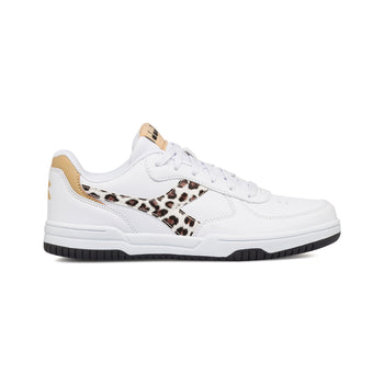 Sneakers bianche da donna con logo laterale animalier Diadora Raptor Low, Brand, SKU s312500113, Immagine 0