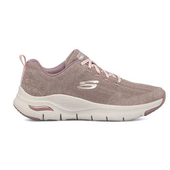 Scarpe da ginnastica taupe da donna con soletta Arch-Fit Skechers Comfy Wave, Brand, SKU s313500298, Immagine 0