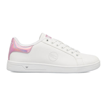 Sneakers bianche da donna con dettaglio rosa laminato Enrico Coveri, Sport, SKU s314000133, Immagine 0
