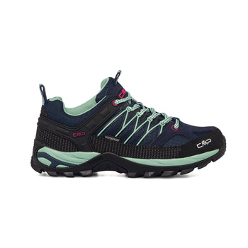 Scarpe da trekking blu da donna in tessuto waterproof CMP Rigel Low