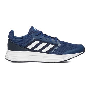 Scarpe da running blu in tessuto mesh con strisce a contrasto adidas Galaxy 5, Brand, SKU s321000099, Immagine 0