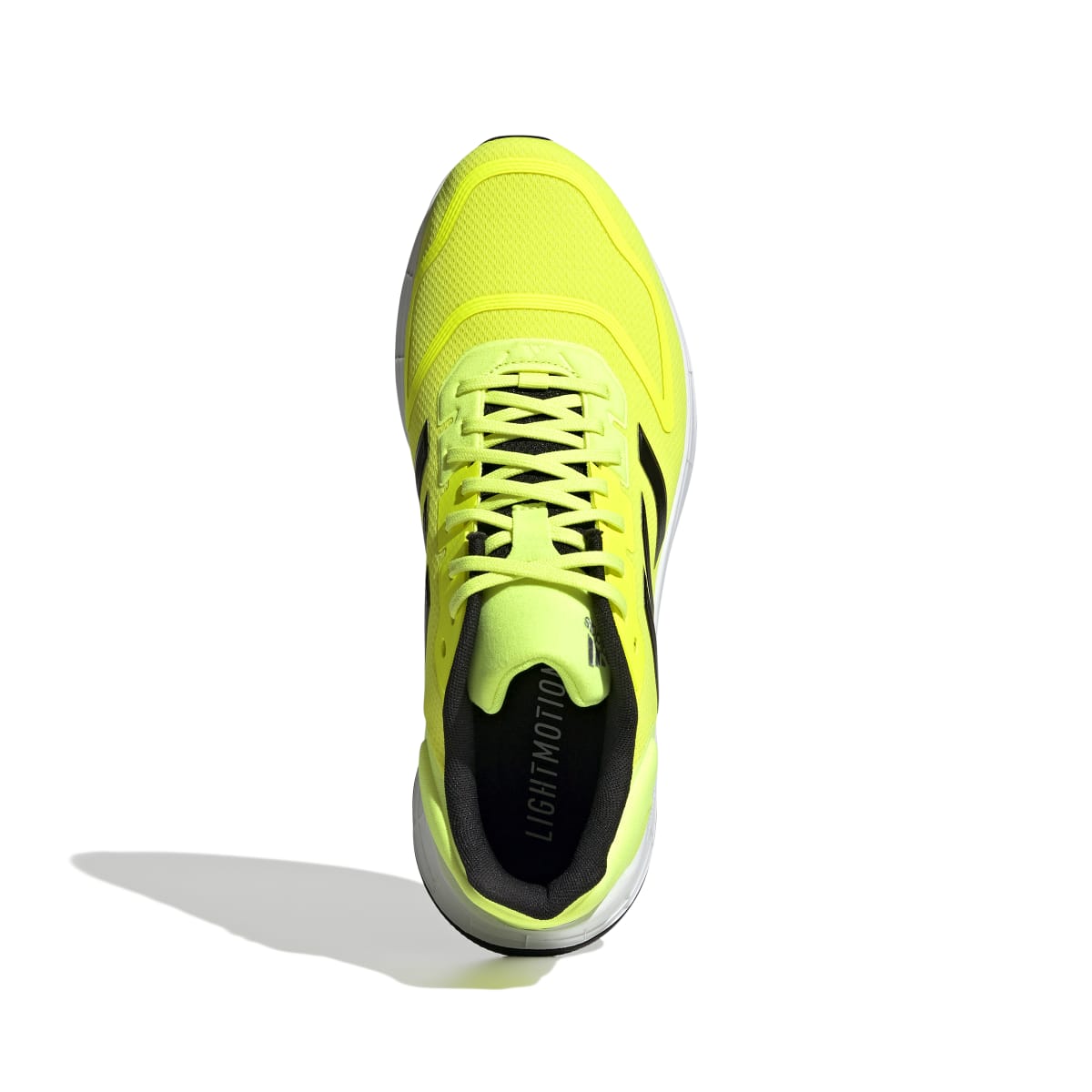 Scarpe da running giallo fluo da uomo in mesh adidas Duramo 10