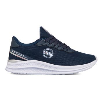 Scarpe da ginnastica blu da uomo in tessuto mesh Enrico Coveri Powell, Sport, SKU s321000532, Immagine 0