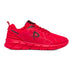 Sneakers in tessuto mesh rosse da uomo con dettagli neri P Go, Sneakers Sport, SKU s321000626, Immagine 0