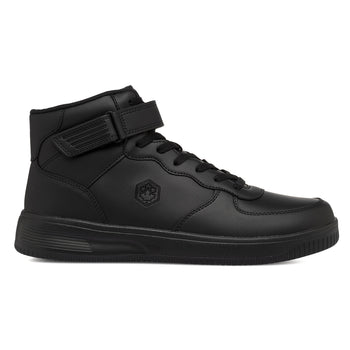 Sneakers alte nere da uomo con velcro e cinturino Lumberjack Finster, Sport, SKU s322500290, Immagine 0