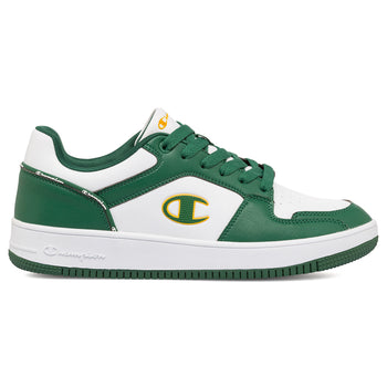 Sneakers bianche e verdi da uomo con logo laterale Champion Rebound 2.0 Low, Brand, SKU s322500347, Immagine 0