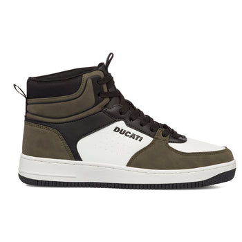 Sneakers alte verdi, bianche e nere da uomo Ducati Sepang 6, Brand, SKU s322500381, Immagine 0