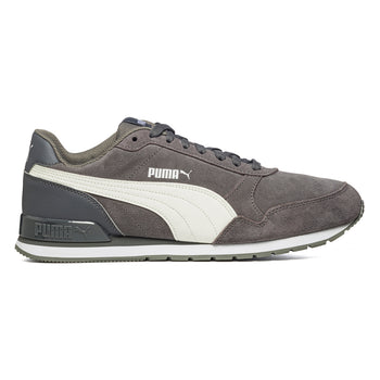 Sneakers grigie con striscia laterale a contrasto Puma St Runner V2 Sd, Brand, SKU s323000072, Immagine 0