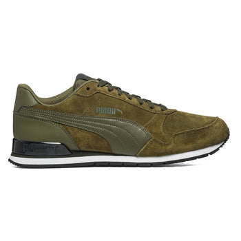 Sneakers verdi con logo laterale Puma St Runner V2 Sd | PittaRosso