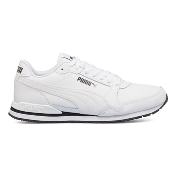 Scarpe da ginnastica bianche da uomo con logo laterale Puma ST Runner v3 L, Brand, SKU s323000337, Immagine 0