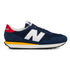 Sneakers blu da uomo con maxi-logo laterale New Balance 237, Brand, SKU s323000423, Immagine 0