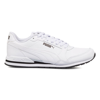 Scarpe da ginnastica bianche da uomo con logo laterale Puma ST Runner v3 L, Brand, SKU s323000430, Immagine 0