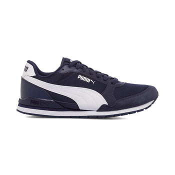 Scarpe da ginnastica blu da uomo con logo laterale Puma ST Runner v3 L, Brand, SKU s323000432, Immagine 0