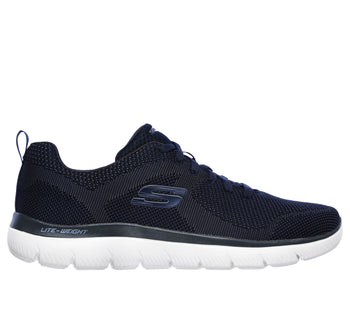 Scarpe da ginnastica nere da uomo con soletta Memory Foam Skechers Summits - Brisbane, Brand, SKU s323500631, Immagine 0