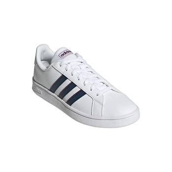 Sneakers bianche con strisce traforate adidas Grand Court Base