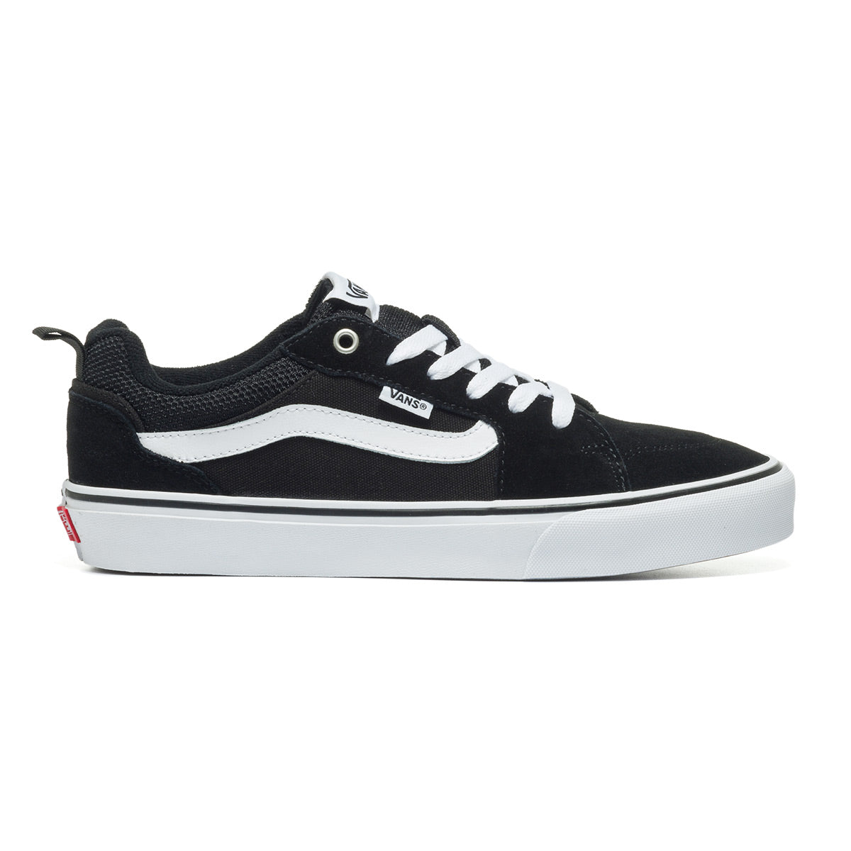 Sneakers nere in pelle scamosciata e tessuto con striscia e lacci a  contrasto Vans Filmore