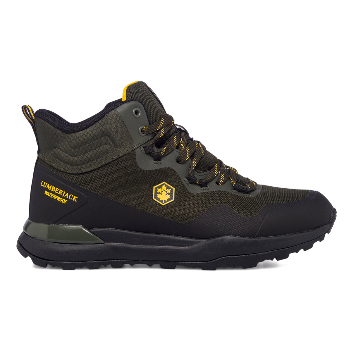 Scarpe da trekking khaki da uomo waterproof Lumberjack Half