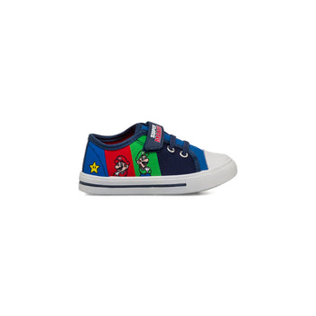 Sneakers primi passi blu da bambino con stampa Super Mario, Scarpe Primi passi, SKU s331500050, Immagine 0