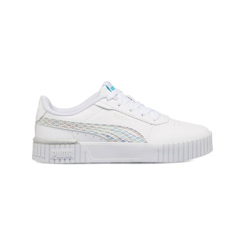 Sneakers bianche da bambina Puma Carina 2.0 Mermaid Ps, Brand, SKU s342000152, Immagine 0