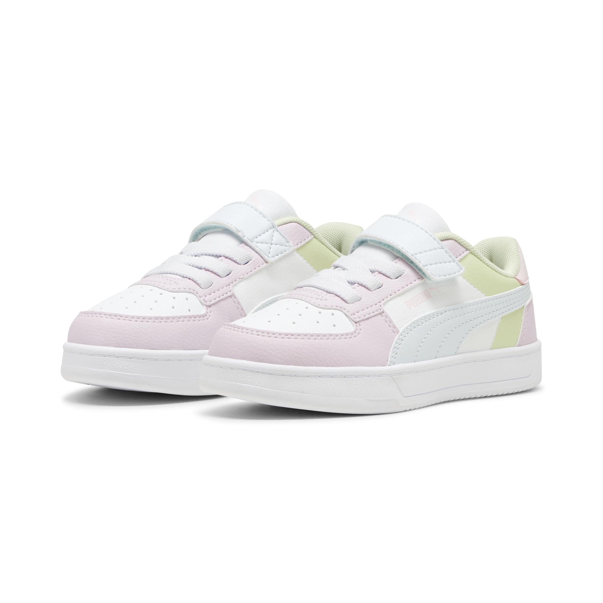 Sneakers bianche da bambina con dettagli multicolore Puma Caven 2.0 AC+ PS, Brand, SKU s342500251, Immagine 0