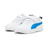 Sneakers bianche da bambino con striscia laterale blu Puma Rickie AC PS, Brand, SKU s344000176, Immagine 0