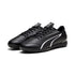 Scarpe da calcetto nere da bambino con dettagli in bianco Puma Vitoria TT Jr, Brand, SKU s346000057, Immagine 0