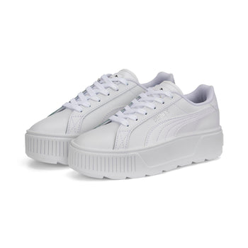 Sneakers bianche da ragazza con suola a zeppa Puma Karmen L Jr, Brand, SKU s352000070, Immagine 0